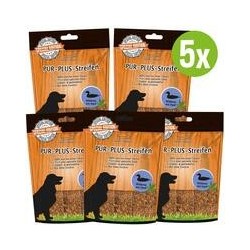 Schecker - PUR Plus Streifen Wildente + Hanf [5 x 100g]