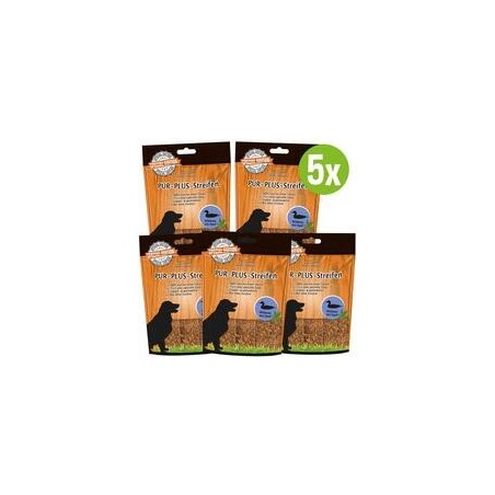 Schecker - PUR Plus Streifen Wildente + Hanf [5 x 100g]