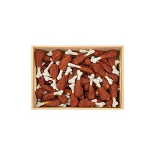 Schecker - Hühnerbein mit Calciumknochen [1kg]