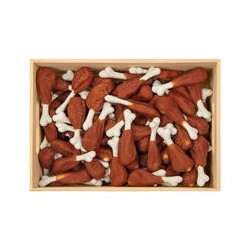 Schecker - Hühnerbein mit Calciumknochen [1kg]
