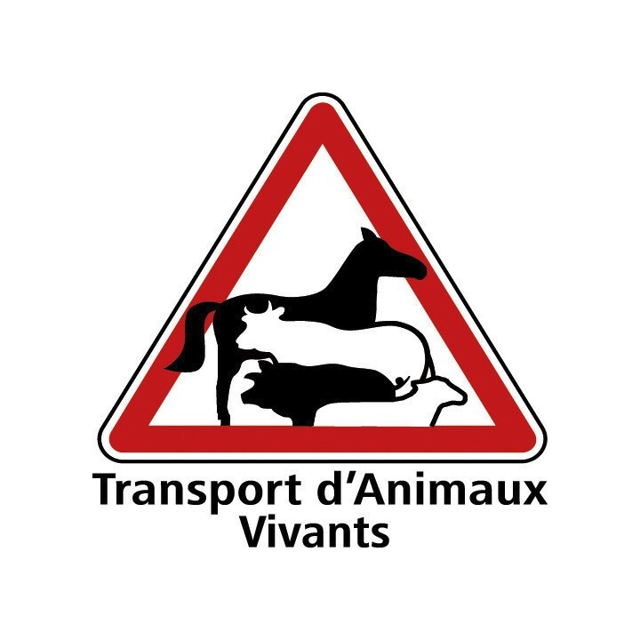 Warnschild für den Transport von lebenden Tieren Kerbl