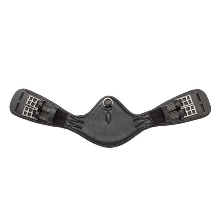 Kurzgurt aus Leder für Pferde mit Gummizug Kavalkade Casper