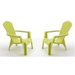 2er-Set Sessel Wilsa Garden Adirondack