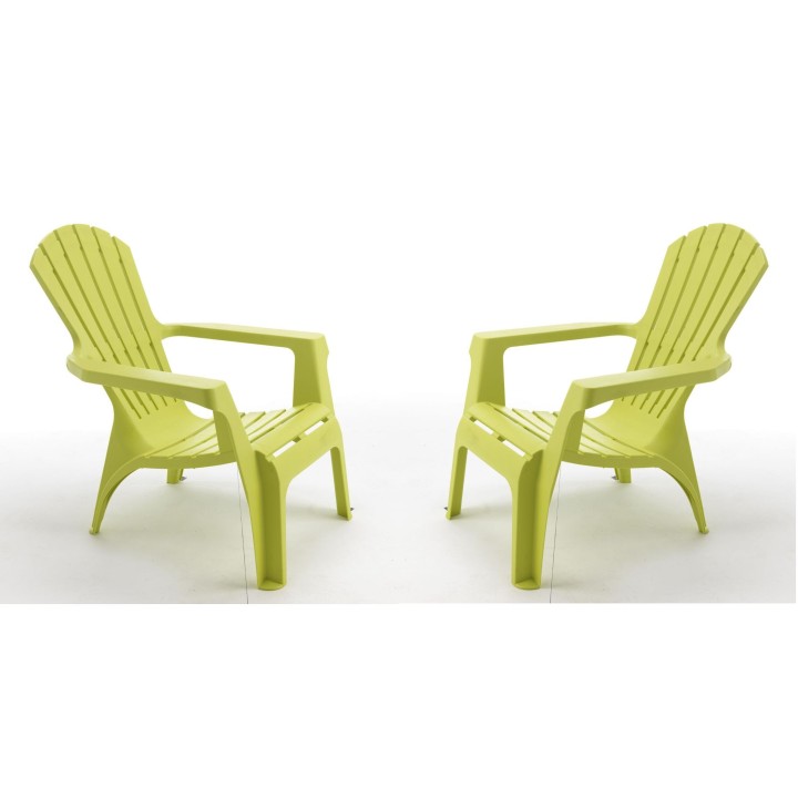 2er-Set Sessel Wilsa Garden Adirondack