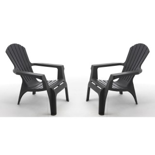 2er-Set Sessel Wilsa Garden Adirondack