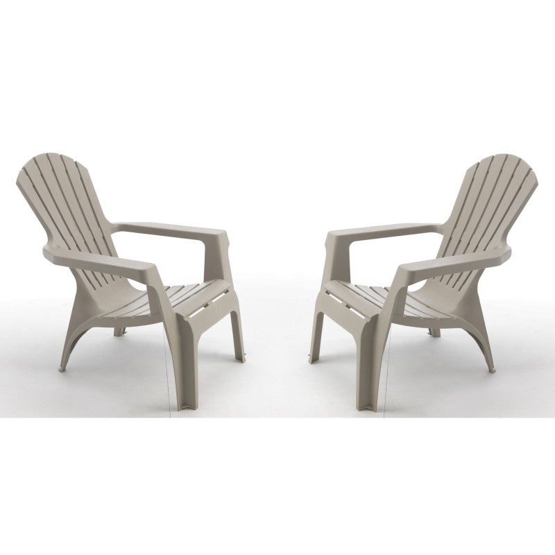 2er-Set Sessel Wilsa Garden Adirondack