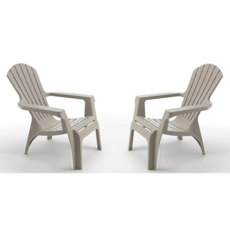 2er-Set Sessel Wilsa Garden Adirondack