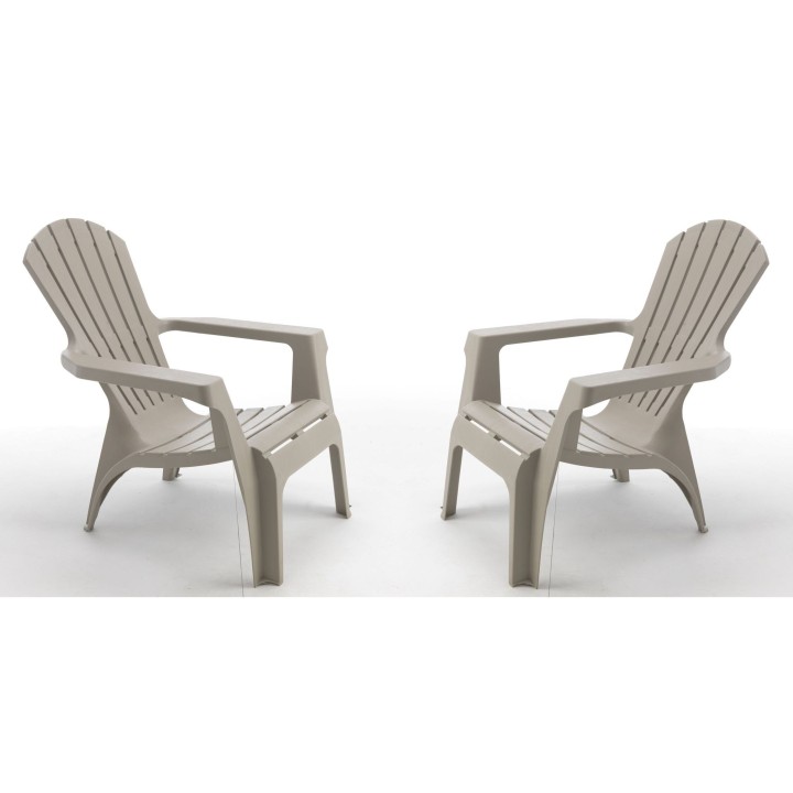 2er-Set Sessel Wilsa Garden Adirondack