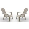 2er-Set Sessel Wilsa Garden Adirondack