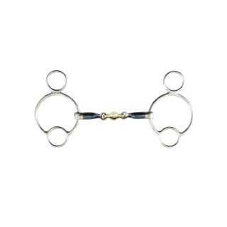 Pessoa-Gebiss für doppelt gebrochenes Pferd Premier Equine