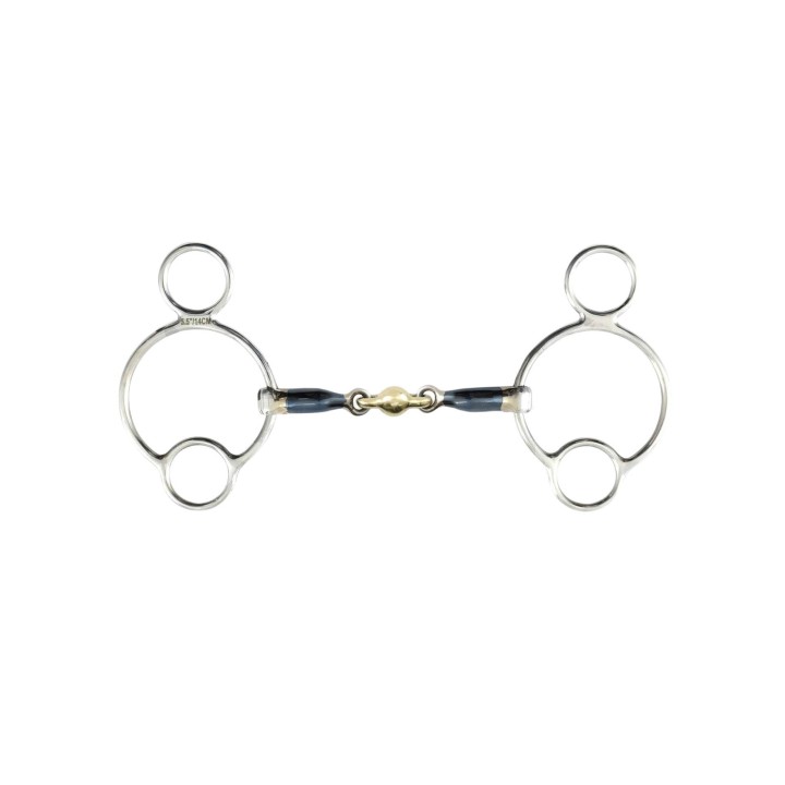 Pessoa-Gebiss für doppelt gebrochenes Pferd Premier Equine