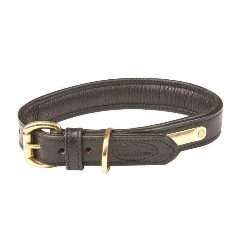 Gepolstertes Hundehalsband aus Leder Weatherbeeta