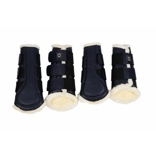 Geschlossene Gamaschen für Pferde aus Leder, Montar Tech