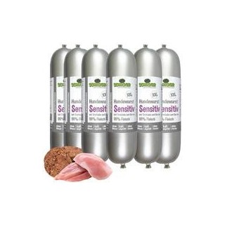 Schecker - Schecker Hundewurst XXL Sensitiv [6 x 800g]