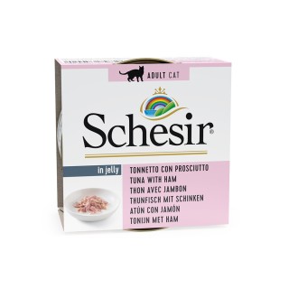 Schesir in Gelee 6 x 85 g - Thunfisch mit Schinken