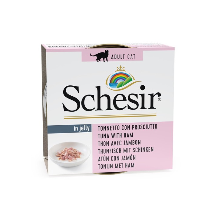 Schesir in Gelee 6 x 85 g - Thunfisch mit Schinken