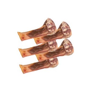 Schecker - Edelschinken-Knochen - Größe M, ca. 18 - 20 cm [5 Stück]