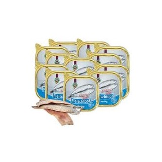 Schecker - Fleischtopf-Schälchen-PUR Hering [12 x 200g]