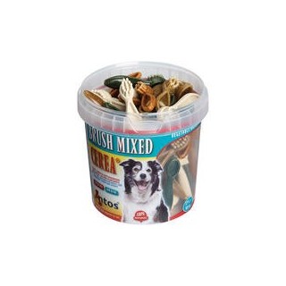 Schecker - Maulhygiene Knochen [50 Stück - a 7 cm (im Frische-Eimer)]