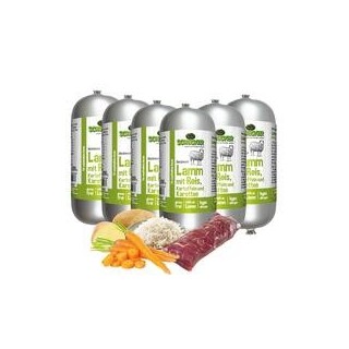 Schecker - Schecker Hundewurst Lamm mit Reis, Kartoffeln & Karotten [6 x 200g]