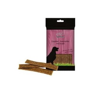 Schecker - Gourmet-Kaustreifen mit Strauß [200g (20 Stück)]