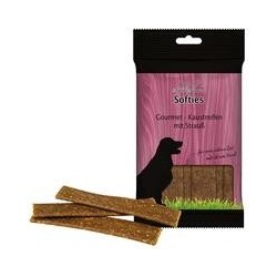 Schecker - Gourmet-Kaustreifen mit Strauß [200g (20 Stück)]