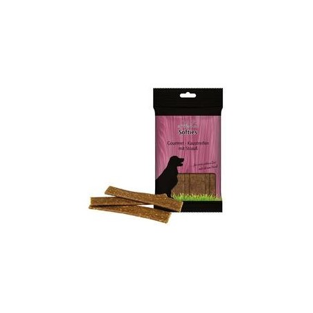 Schecker - Gourmet-Kaustreifen mit Strauß [200g (20 Stück)]