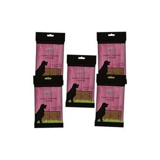 Schecker - Gourmet-Kaustreifen mit Strauß [5 x 200g]