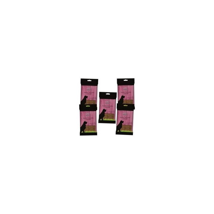 Schecker - Gourmet-Kaustreifen mit Strauß [5 x 200g]