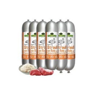 Schecker - Schecker Hundewurst Strauß mit Reis und Sommerkräutern [6 x 400g]