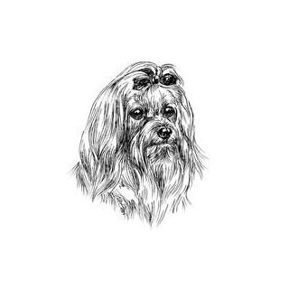 Esser-Warnschild "Hier wache ich" Größe 12,5 x 14,5 cm mit Motiv