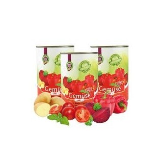 Schecker - Gemüse PUR - rot [3 x 410g]