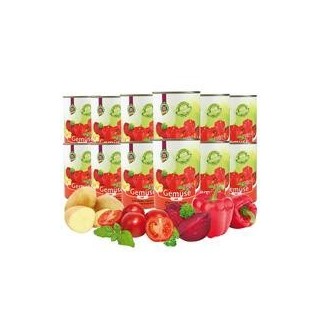 Schecker - Gemüse PUR - rot [12 x 410g]