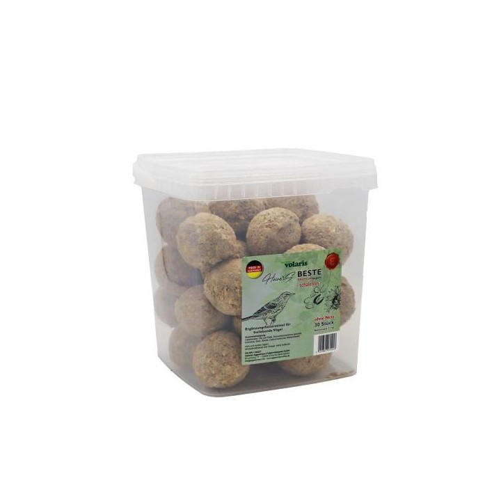 Eggersmann volaris - Heiner's Beste PREMIUM schalenlos - Meisenknödel ohne Netz 30Stk