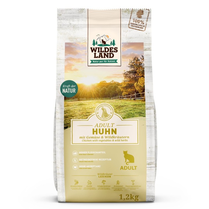 Wildes Land Cat Huhn & Gartengemüse - 1,2 kg