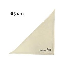 Schecker - Besticktes Halstuch Tel. Nr. +  Name [65cm - Beige]