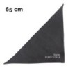 Schecker - Besticktes Halstuch Tel. Nr. +  Name [65cm - Schwarz]