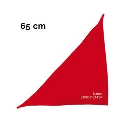 Schecker - Besticktes Halstuch Tel. Nr. +  Name [65cm - Rot]
