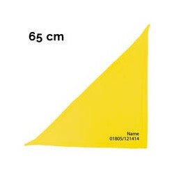 Schecker - Besticktes Halstuch Tel. Nr. +  Name [65cm - Gelb]