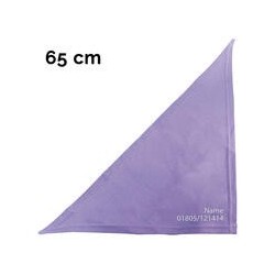 Schecker - Besticktes Halstuch Tel. Nr. +  Name [65cm - Flieder]