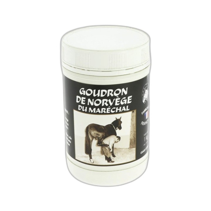 Hufpflege für Pferde Teer aus Norwegen La Gamme du Maréchal 1 kg