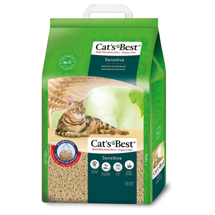 Cat's Best Sensitive Katzenstreu - 20 l (7,2 kg)