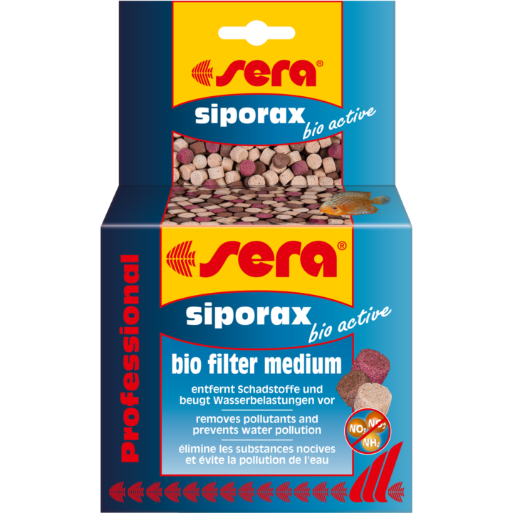 Sera siporax bio active bio filter medium  - 210 g