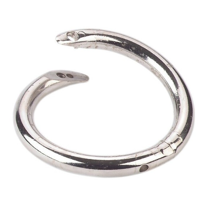 Verchromter Nasenring Kerbl Drehbulli (x1)