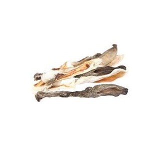 Schecker - Hundesnack Kaninchenohren mit Fell [200g]