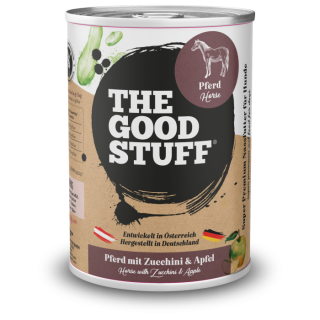 Pferd mit Zucchini & Apfel