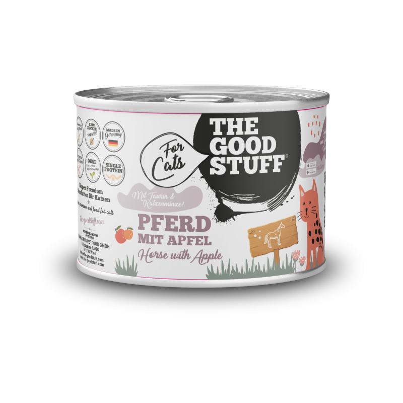 Pferd mit Apfel