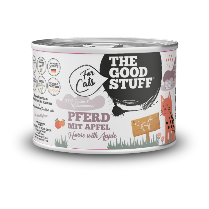 Pferd mit Apfel
