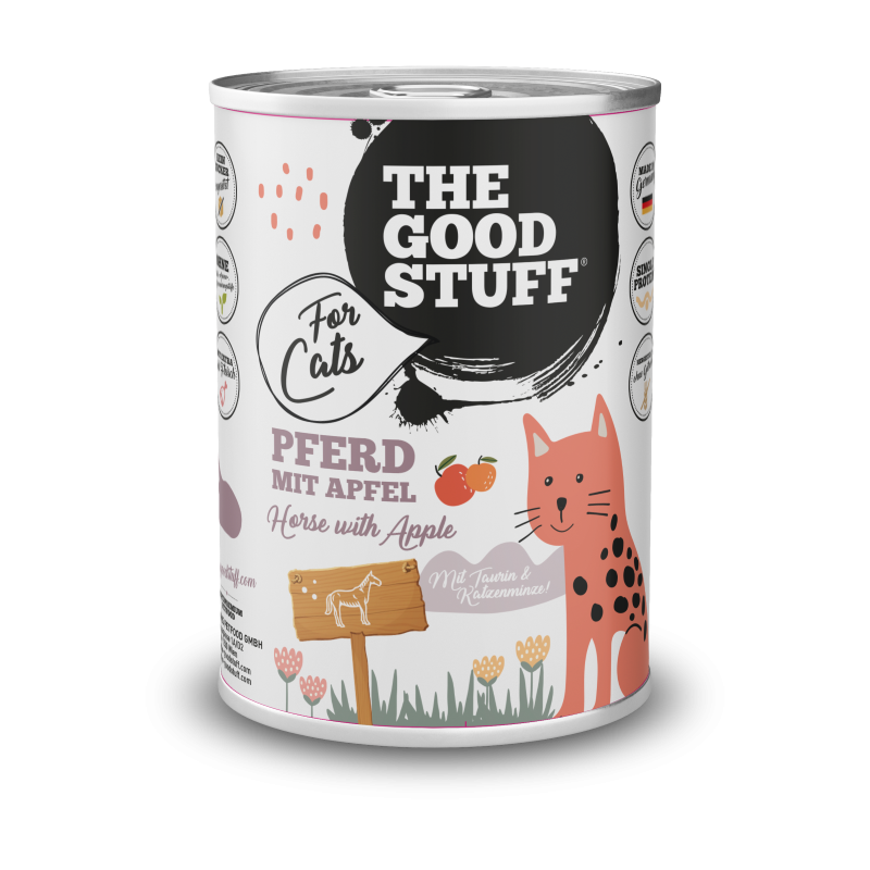 Pferd mit Apfel