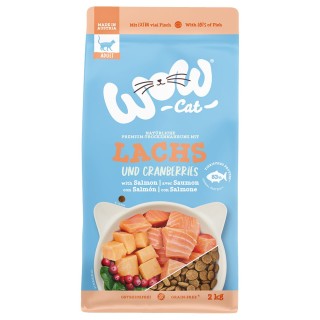 WOW Cat Adult mit Lachs - 2 kg